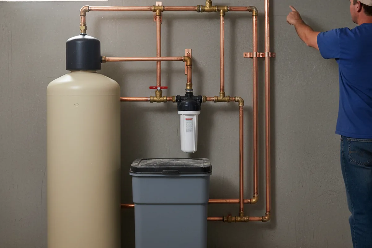 Whole-house water treatment system installed in Barnet